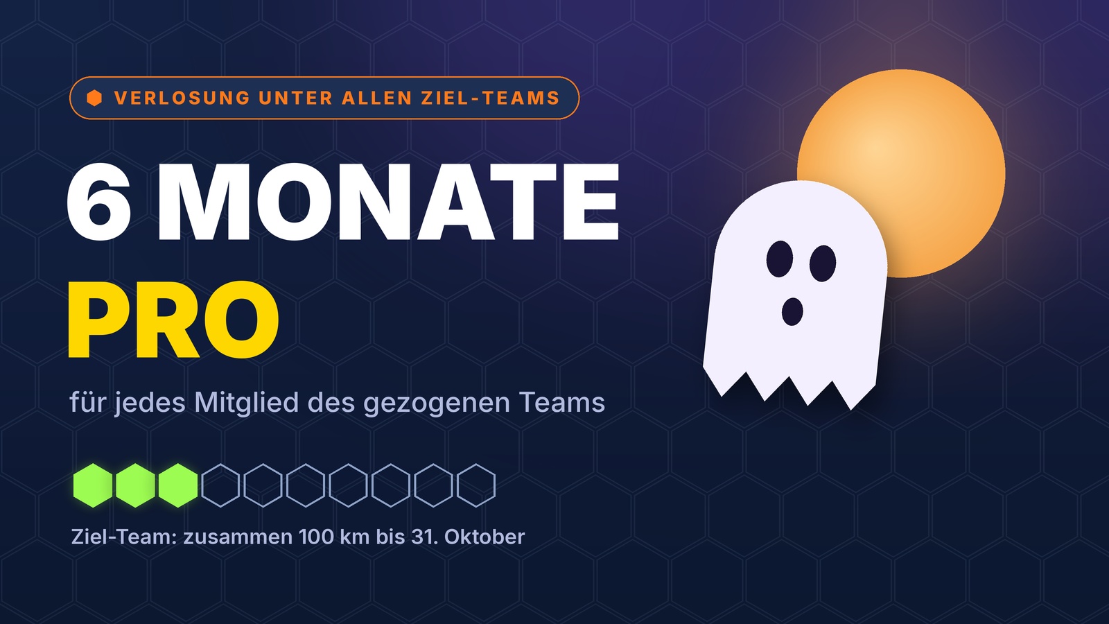 6 Monate Pro für jedes Mitglied des gezogenen Teams